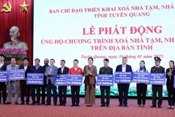 Tuyên Quang: Hoàn thành xóa trên 6.000 nhà tạm, nhà dột nát trong năm 2025