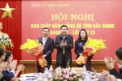 Bắc Giang bầu 2 Phó Bí thư Tỉnh ủy