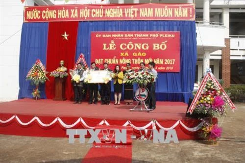 Thành phố Pleiku hoàn thành mục tiêu xây dựng nông thôn mới