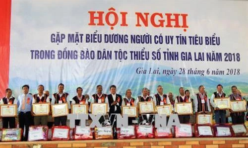 Gia Lai biểu dương người có uy tín tiêu biểu trong đồng bào dân tộc thiểu số