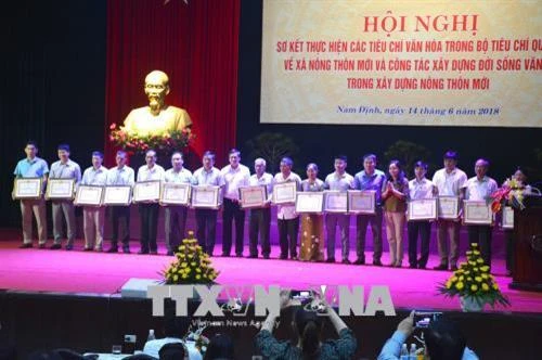 Thực hiện các tiêu chí văn hoá trong Bộ tiêu chí quốc gia về xã nông thôn mới