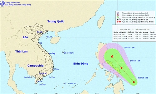 Khả năng xuất hiện bão hướng về Biển Đông