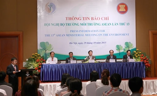 Họp báo về kết quả Hội nghị Bộ trưởng Môi trường ASEAN lần thứ 13 tại Hà Nội