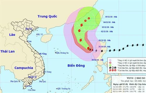 Thời tiết ngày 2/11: Bão số 7 tan dần và suy yếu thành áp thấp nhiệt đới