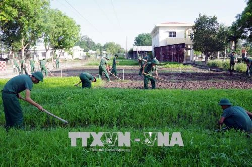 Kiên Giang: Bộ đội vùng biên học chữ Khmer để làm tốt công tác dân vận