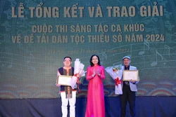 Trao 17 giải thưởng cho các tác giả sáng tác ca khúc về đề tài dân tộc thiểu số