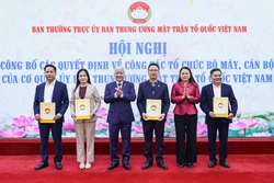 Cơ quan Ủy ban Trung ương Mặt trận Tổ quốc Việt Nam còn 8 đầu mối