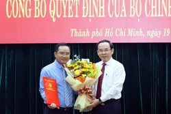 Ông Nguyễn Văn Được giữ chức Phó Bí thư Thành ủy Thành phố Hồ Chí Minh