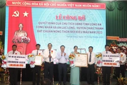 Long An có 7 xã Nông thôn mới kiểu mẫu