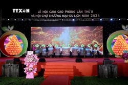 Khai mạc Lễ hội cam Cao Phong và Hội chợ Thương mại - Du lịch tỉnh Hòa Bình 