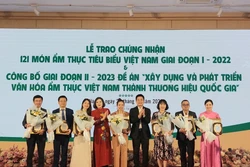 Tôn vinh 121 món ẩm thực tiêu biểu của Việt Nam