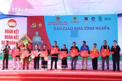 Sôi nổi Ngày hội Đại đoàn kết toàn dân tộc ở xã Ea Ktur