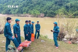 Tìm thấy thi thể nạn nhân còn lại vụ 2 học sinh đuối nước trên sông Nậm Mộ, Nghệ An