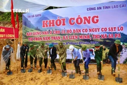 Khởi công khu tái định cư cho 28 hộ dân thôn Nậm Than (Lào Cai)