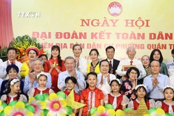 Tổng Bí thư Tô Lâm dự Ngày hội Đại đoàn kết toàn dân tộc tại phường Quán Thánh, Hà Nội