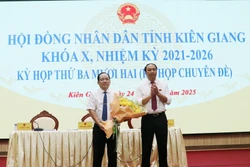 Bầu ông Nguyễn Thanh Phong giữ chức Phó Chủ tịch UBND tỉnh Kiên Giang